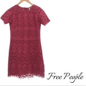 Free People Lace Mini Dress Size 0